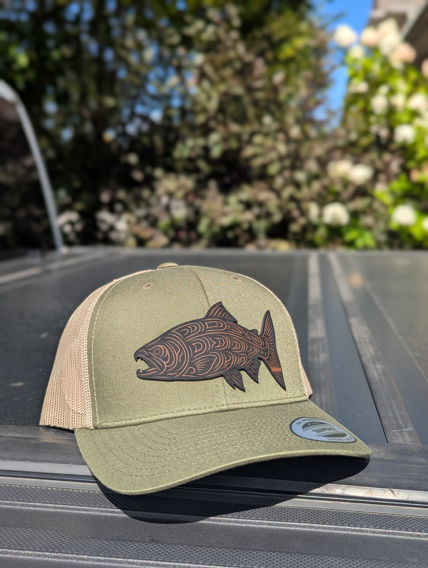 Salmon run limited edition blackout Patch.