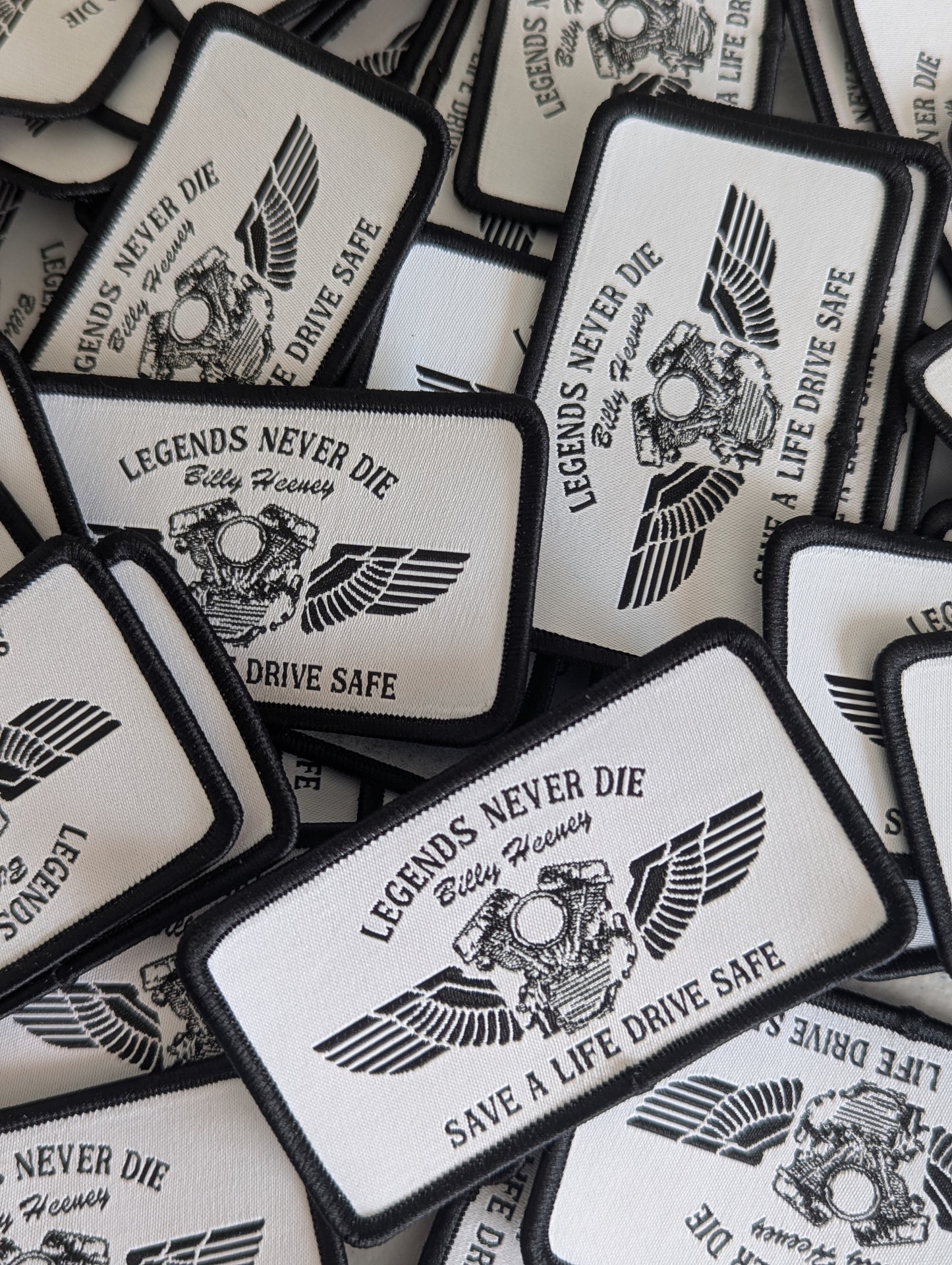 Billy Heeney "Legends never die" Awareness Patch