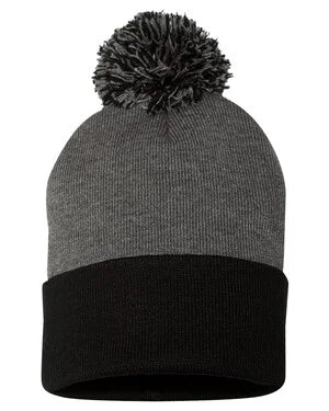 Personalized toque with pom pom