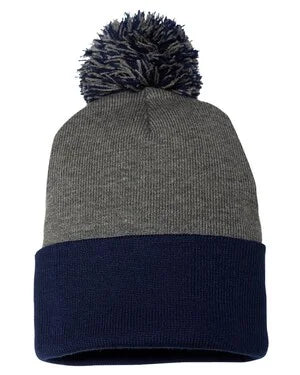 Personalized toque with pom pom