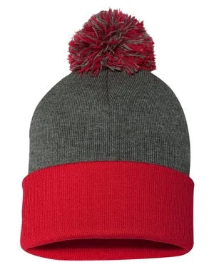 Personalized toque with pom pom