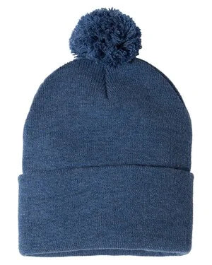 Personalized toque with pom pom