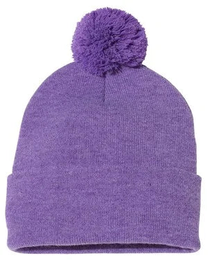 Personalized toque with pom pom
