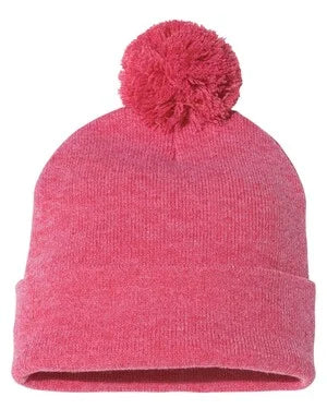 Personalized toque with pom pom